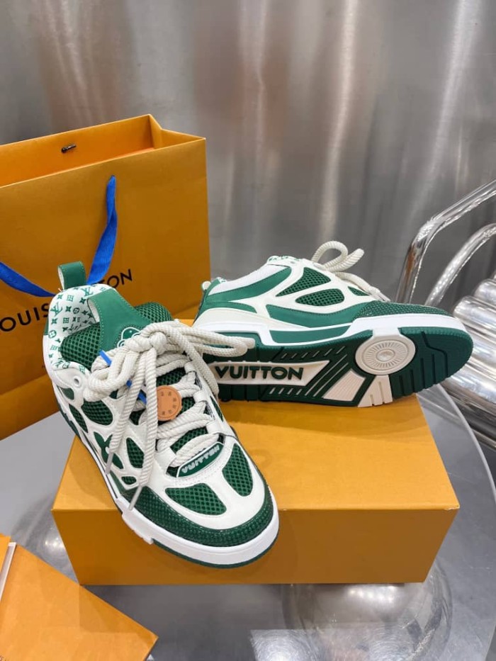 Louis Vuitton LV Skate Sneaker Green White