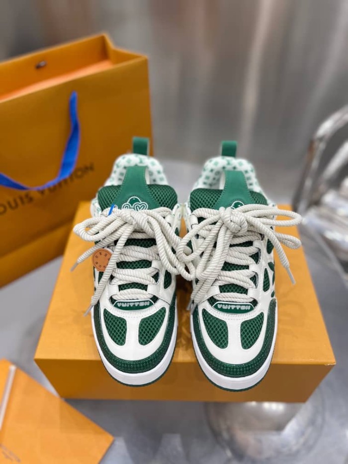 Louis Vuitton LV Skate Sneaker Green White