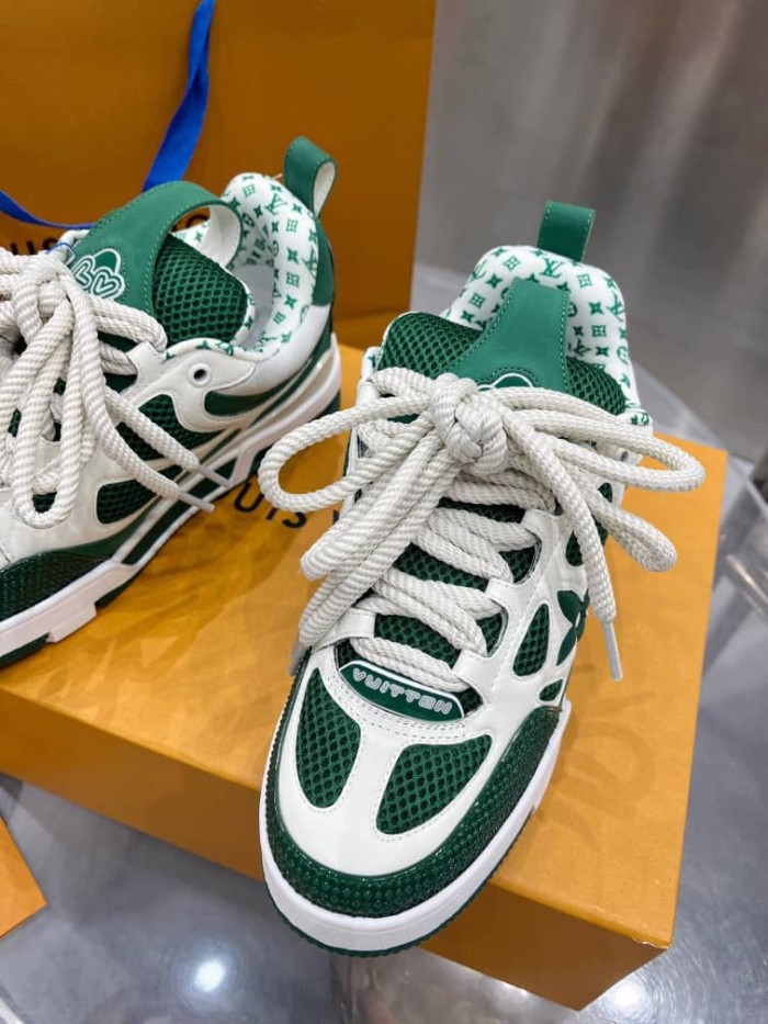 Louis Vuitton LV Skate Sneaker Green White