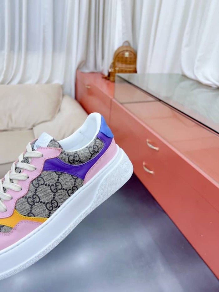 GUCCI GG Sneakers Beige Women's