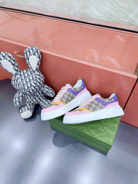 GUCCI GG Sneakers Beige Women's