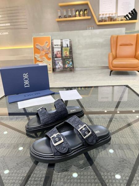 Dior Aqua Sandal  Black Dior Oblique Jacquard