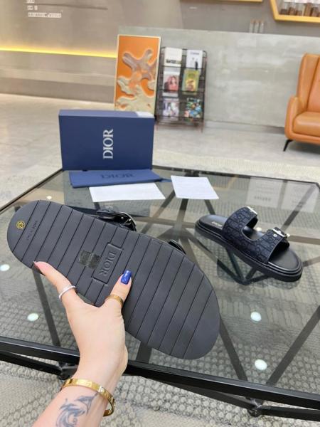Dior Aqua Sandal  Black Dior Oblique Jacquard