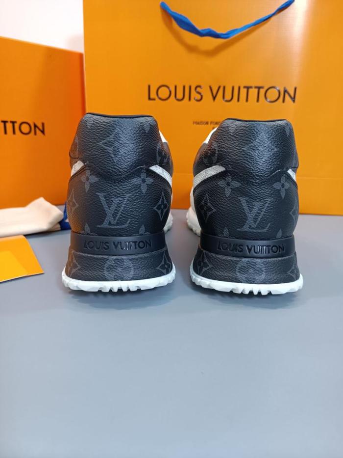 Louis Vuitton Run Away Trainers dark grey Monogram Eclipse