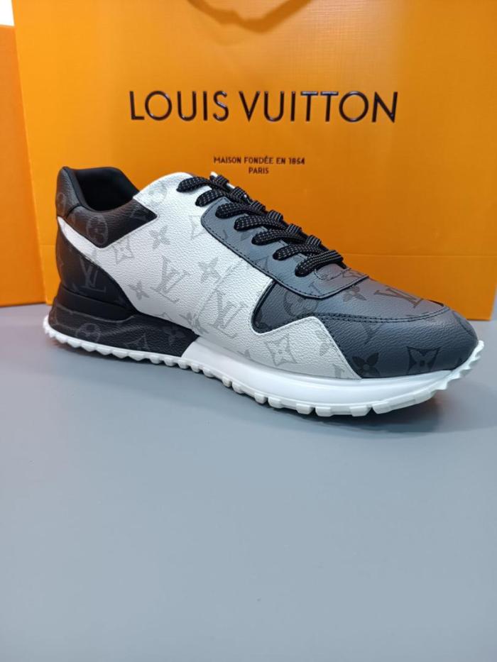 Louis Vuitton Run Away Trainers dark grey Monogram Eclipse