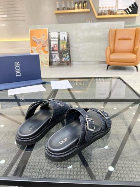 Dior Aqua Sandal  Black Dior Oblique Jacquard
