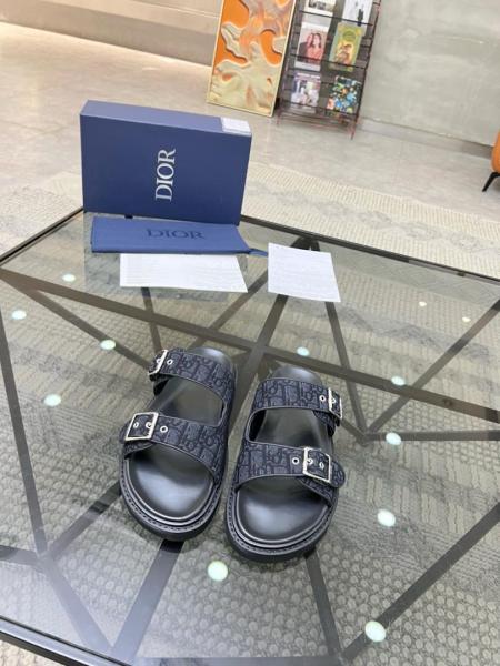 Dior Aqua Sandal  Black Dior Oblique Jacquard