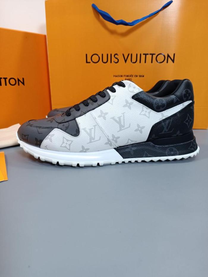 Louis Vuitton Run Away Trainers dark grey Monogram Eclipse