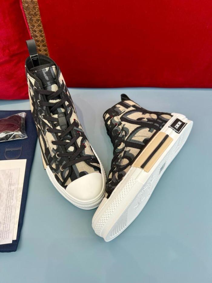 Dior B23 High Maxi Dior Oblique Beige Black