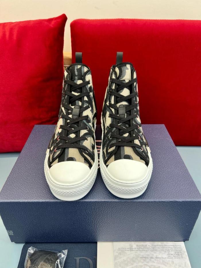 Dior B23 High Maxi Dior Oblique Beige Black