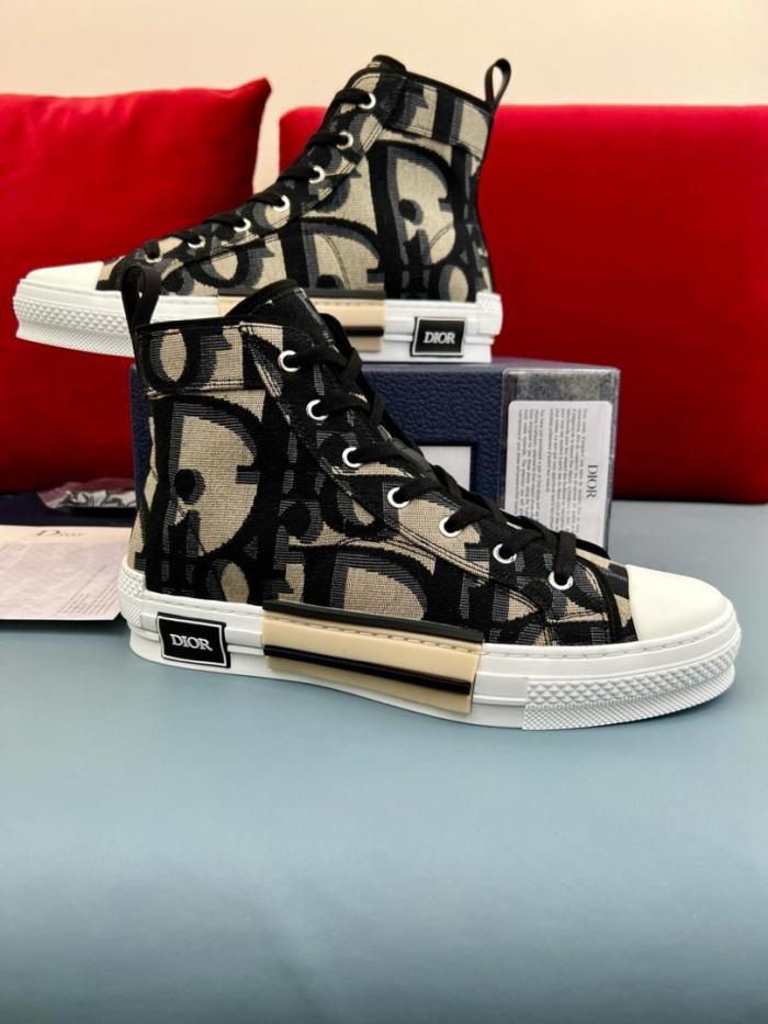 Dior B23 High Maxi Dior Oblique Beige Black