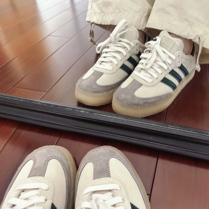 adidas Clarks 8th Street Samba by Ronnie Fieg Chalk White Green