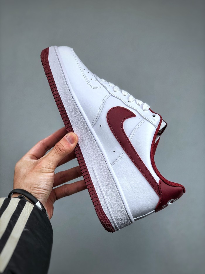 Nike Air Force 1 GS White Team Red