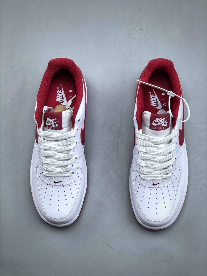 Nike Air Force 1 GS White Team Red