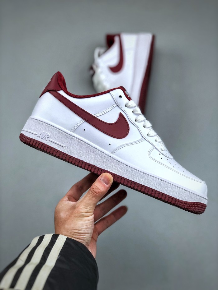 Nike Air Force 1 GS White Team Red