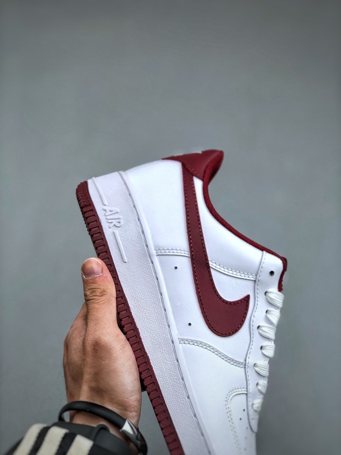 Nike Air Force 1 GS White Team Red