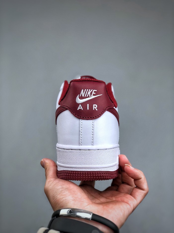 Nike Air Force 1 GS White Team Red