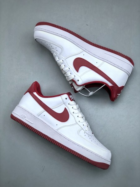 Nike Air Force 1 GS White Team Red