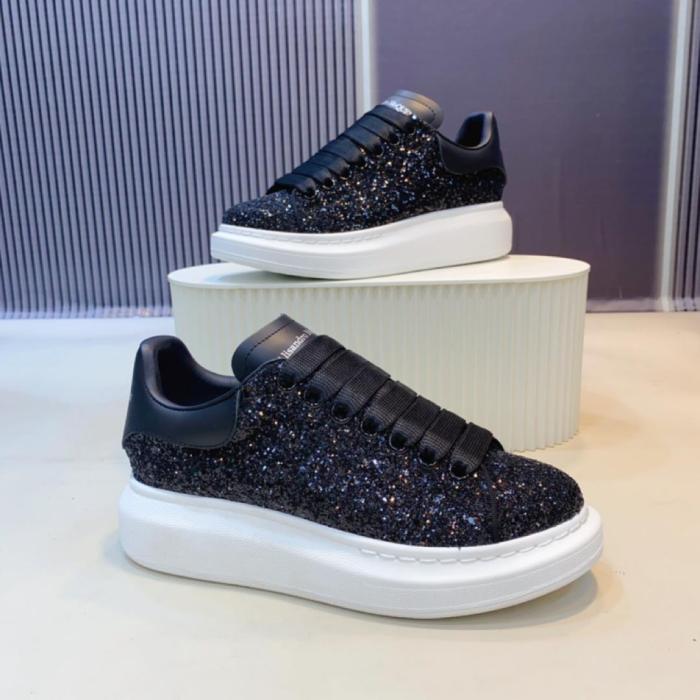 Alexander McQueen Glitter sneakers with chunky sole