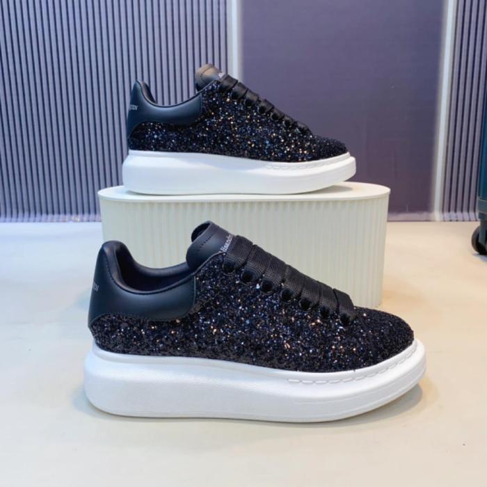 Alexander McQueen Glitter sneakers with chunky sole
