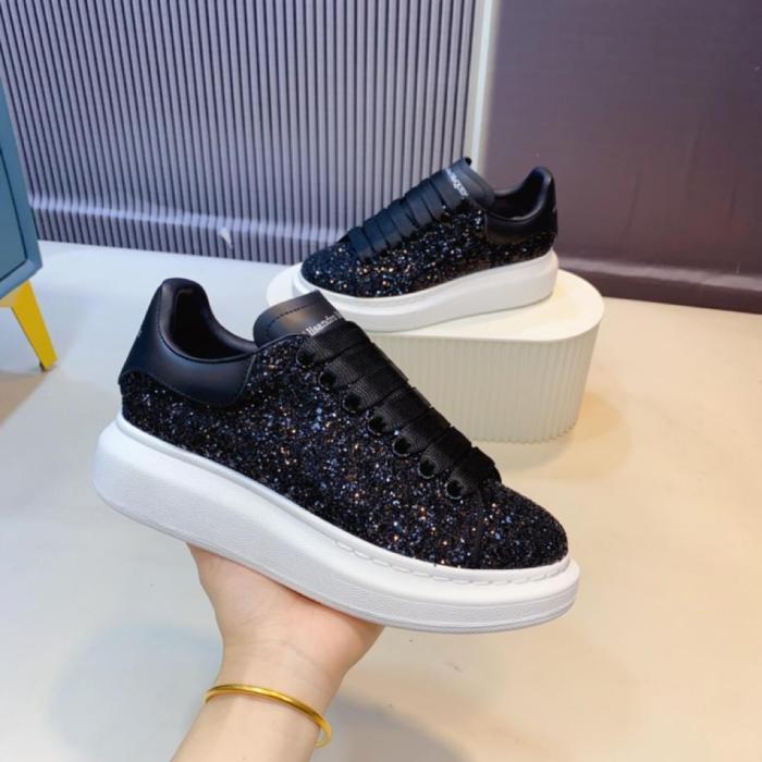 Alexander McQueen Glitter sneakers with chunky sole
