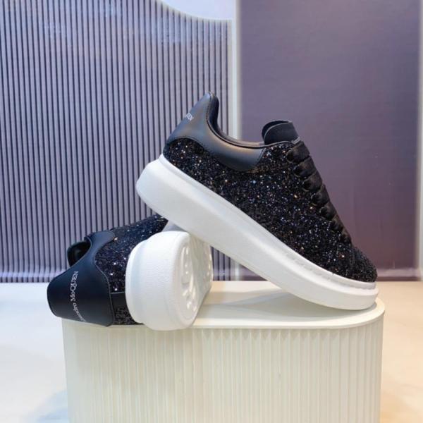 Alexander McQueen Glitter sneakers with chunky sole