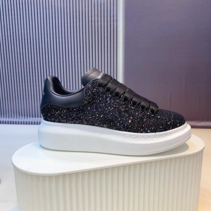 Alexander McQueen Glitter sneakers with chunky sole