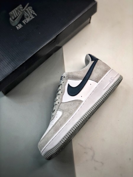 Nike Air Force 1 Low '07 Light Smoke Grey Midnight Navy