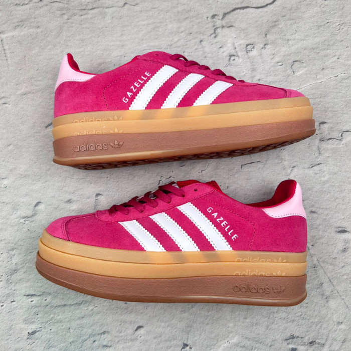 adidas Gazelle Bold Collegiate Red Lucid Pink (Women's)