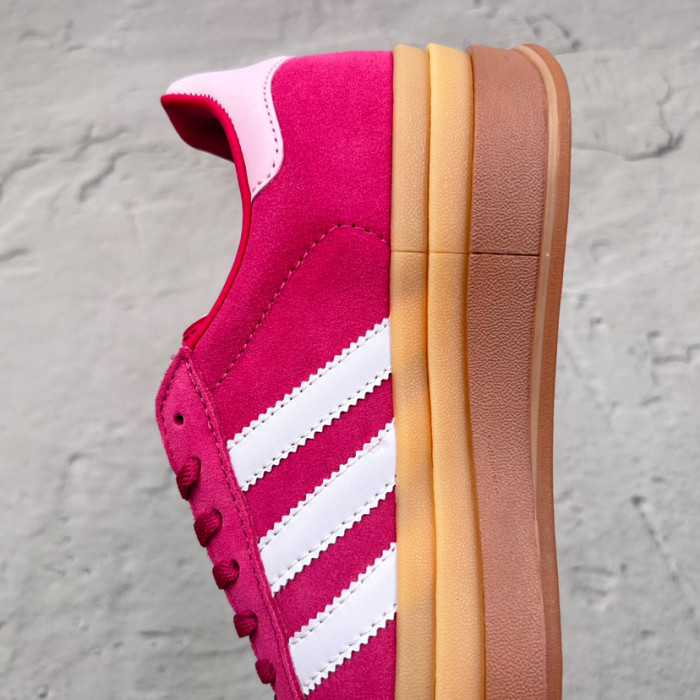 adidas Gazelle Bold Collegiate Red Lucid Pink (Women's)