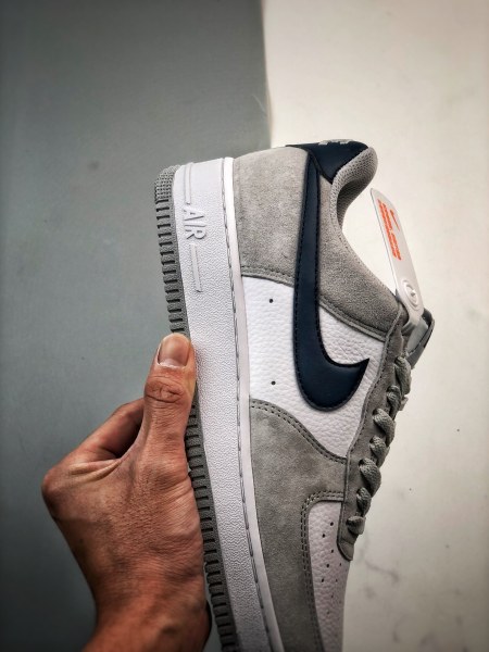 Nike Air Force 1 Low '07 Light Smoke Grey Midnight Navy
