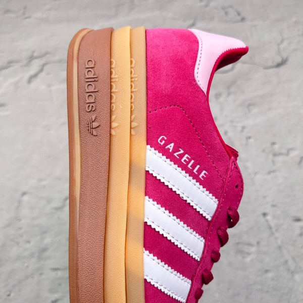 adidas Gazelle Bold Collegiate Red Lucid Pink (Women's)