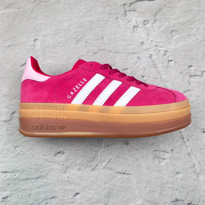 adidas Gazelle Bold Collegiate Red Lucid Pink (Women's)