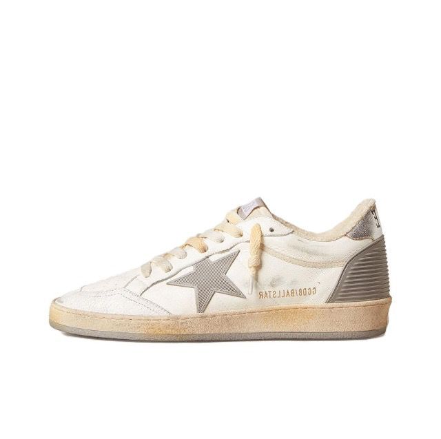 Golden Goose Ball Star White Grey