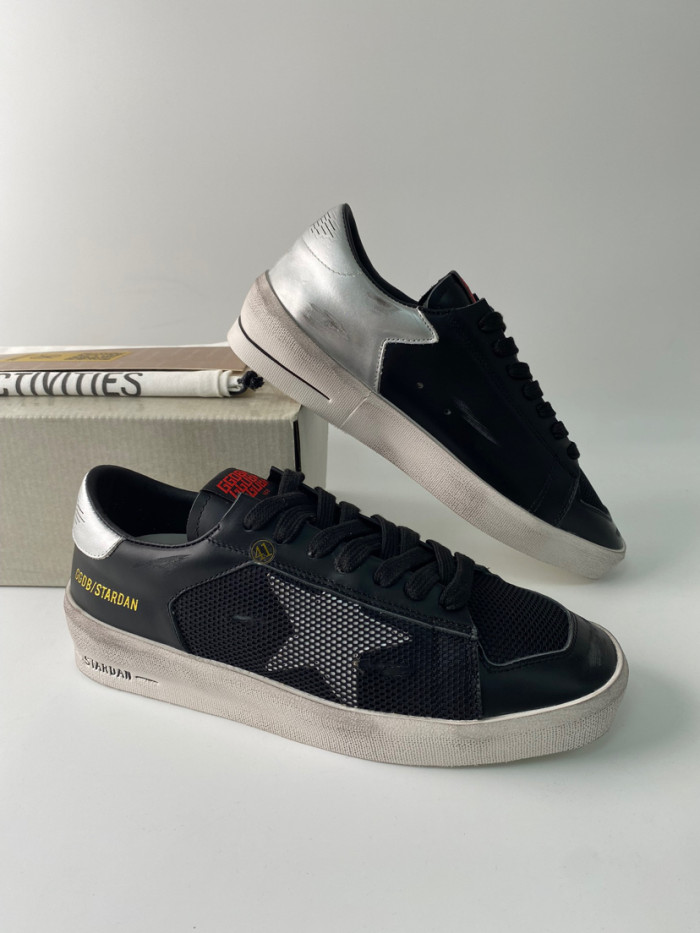 Golden Goose Stardan Black Silver