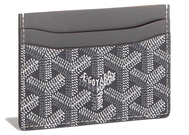 Wallet Goyard Saint-Sulpice Card Wallet Gray