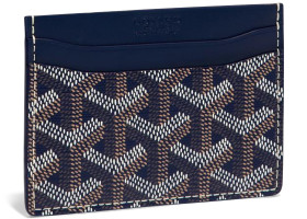 Wallet Goyard Saint Sulpice Navy Blue
