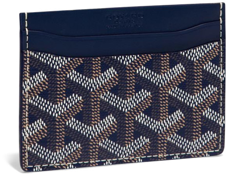 Wallet Goyard Saint Sulpice Navy Blue