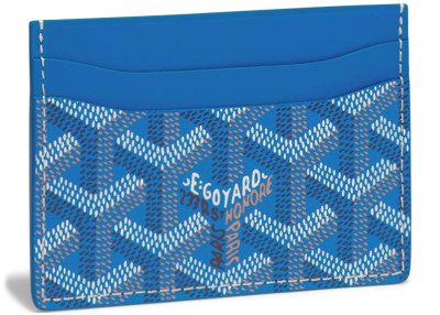 Wallet Goyard Saint Sulpice Sky Blue