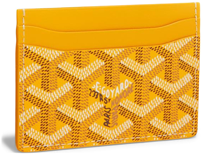 Wallet Goyard Saint Sulpice Yellow