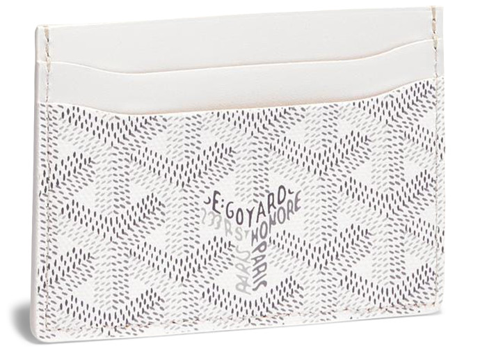 Wallet Goyard Saint Sulpice White