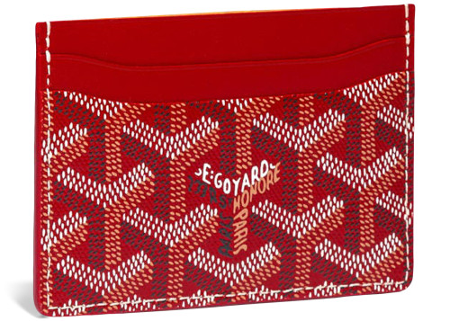 Wallet Goyard Saint Sulpice Red