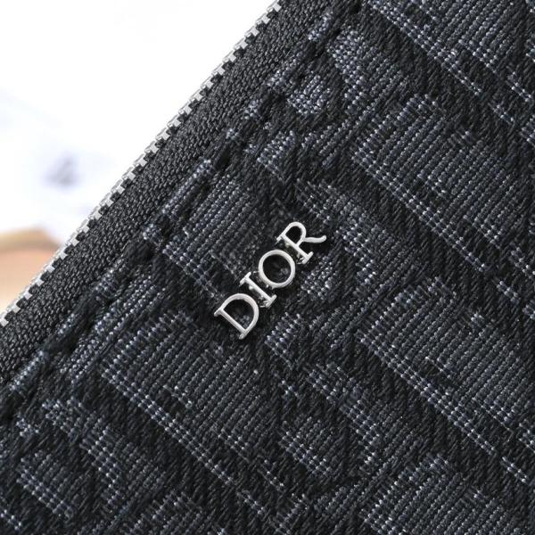 Handbags Pouch Black Dior Oblique jacquard 2OBCA251YSE_H03E size 30 x 20 cm