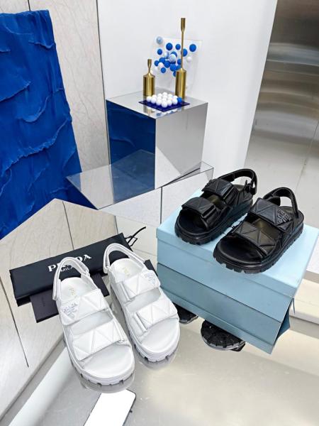 Prada Padded nappa leather sandals 1X721M_038_F0002_F_D020