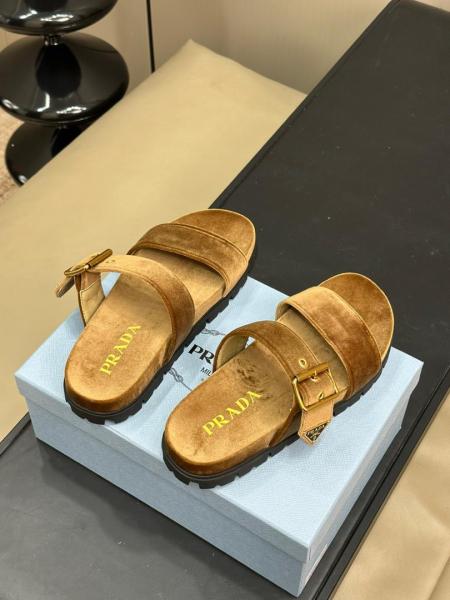 Prada Velvet slides Oak 1XX715_068_F0316_F_010