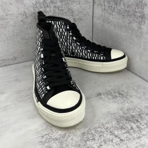 Amiri Court High Allover Logo Black White MFS008-004