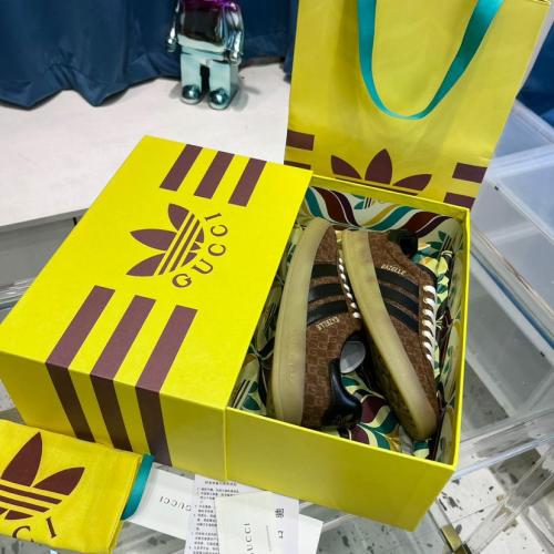 Adidas x Gucci Gazelle Square GG Monogram 707847 AAA2V 8546