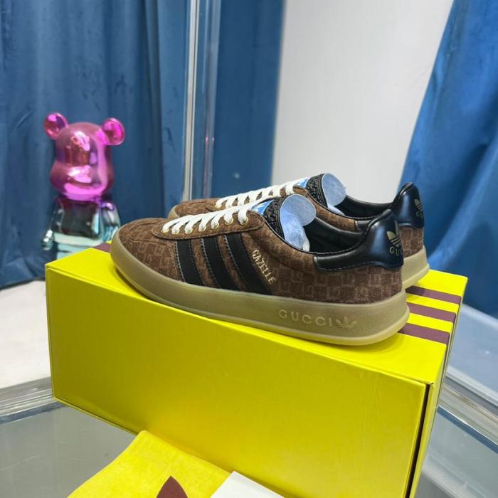 Adidas x Gucci Gazelle Square GG Monogram 707847 AAA2V 8546