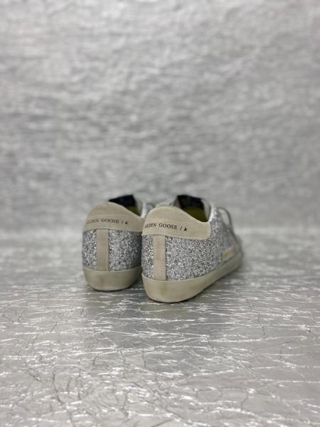 Golden Goose Super-Star Glitter Sneakers