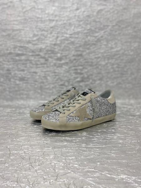 Golden Goose Super-Star Glitter Sneakers